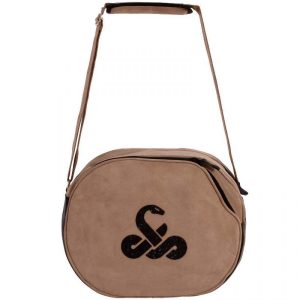 Bolso Vibora Diva Swarovski Marron