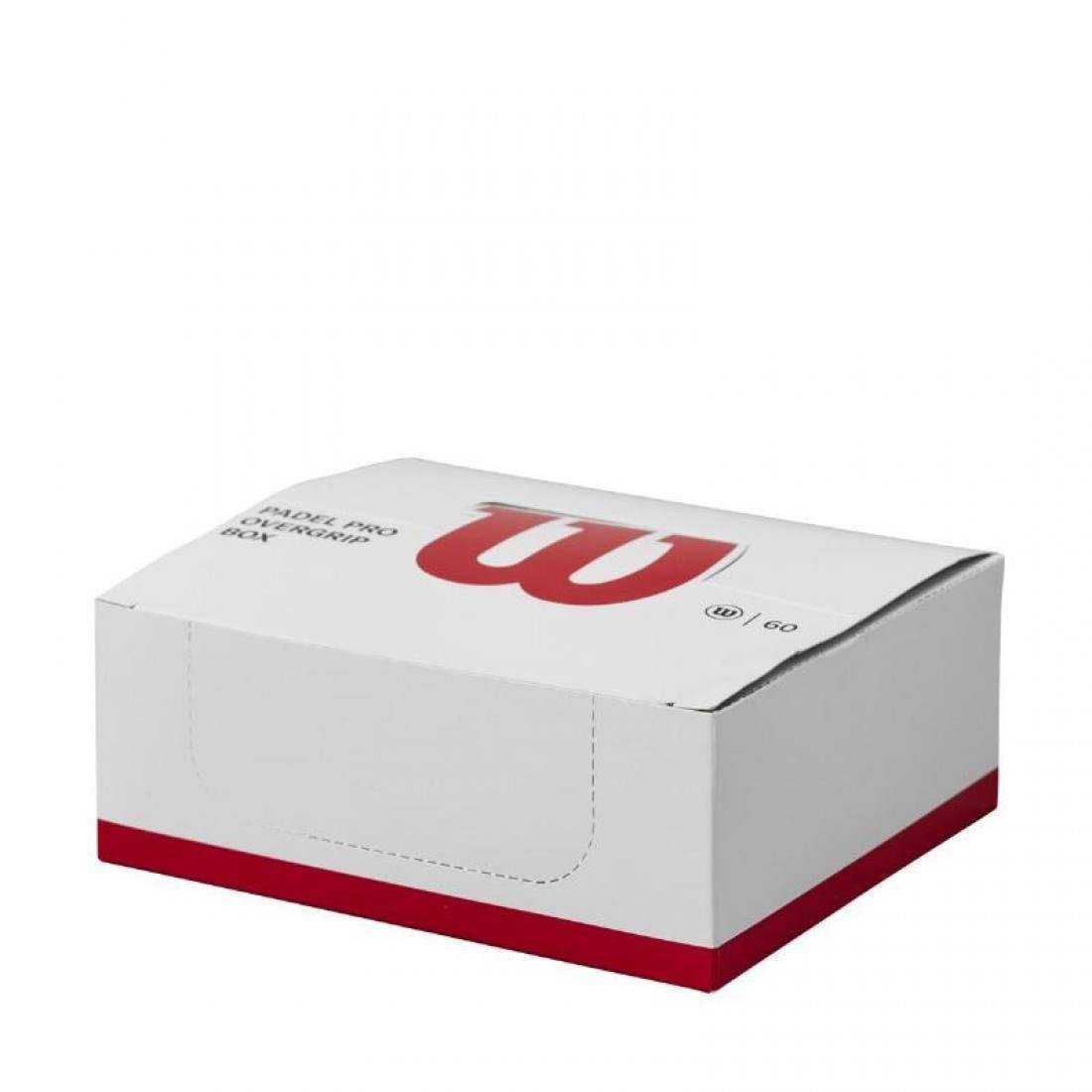 Caja Wilson Pro Padel Blanco 60 Overgrips - Imagen 2