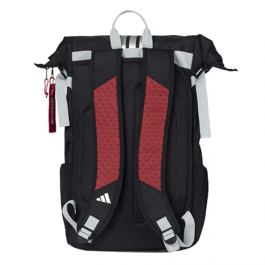 Mochila Adidas Ale Galan Multigame 3.4 Negro Rojo - Imagen 2
