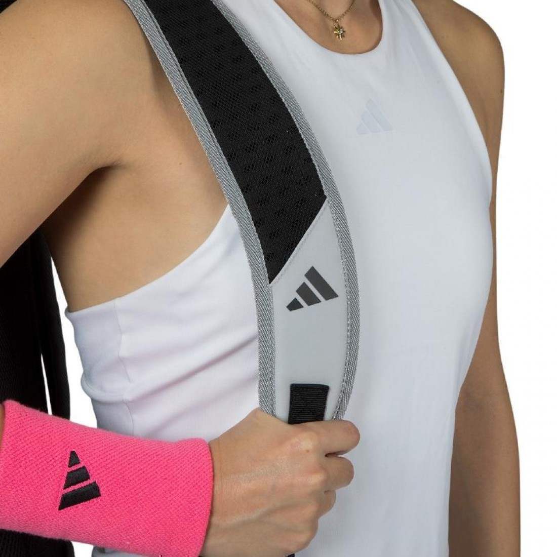 Mochila Adidas Marta Ortega Protour 3.4 Blanco Tiza - Imagen 8