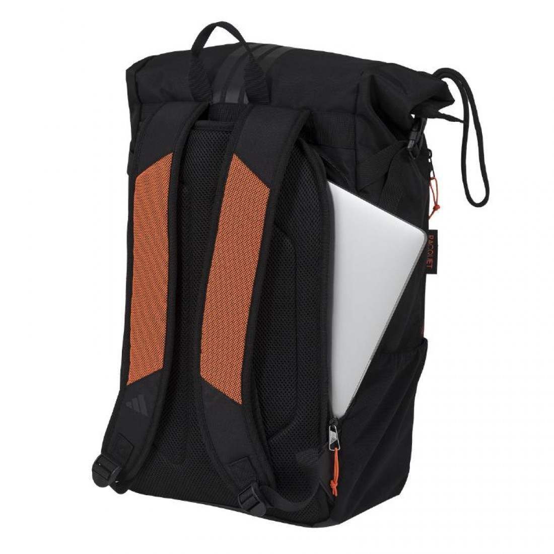 Mochila Adidas Multigame 3.4 Negro Naranja - Imagen 5