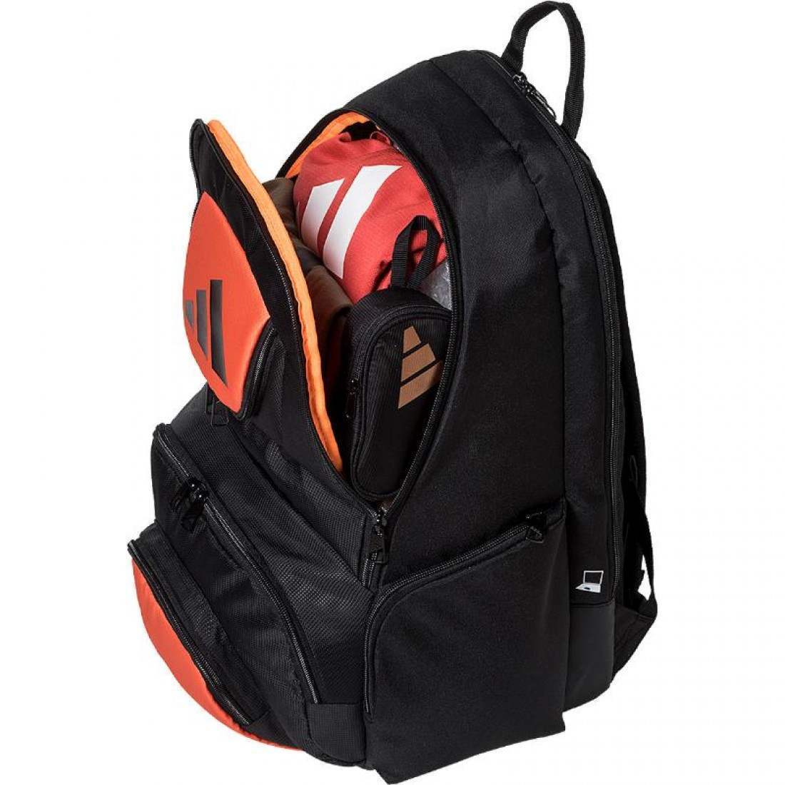 Mochila Adidas Protour 3.2 Negro Naranja - Imagen 4