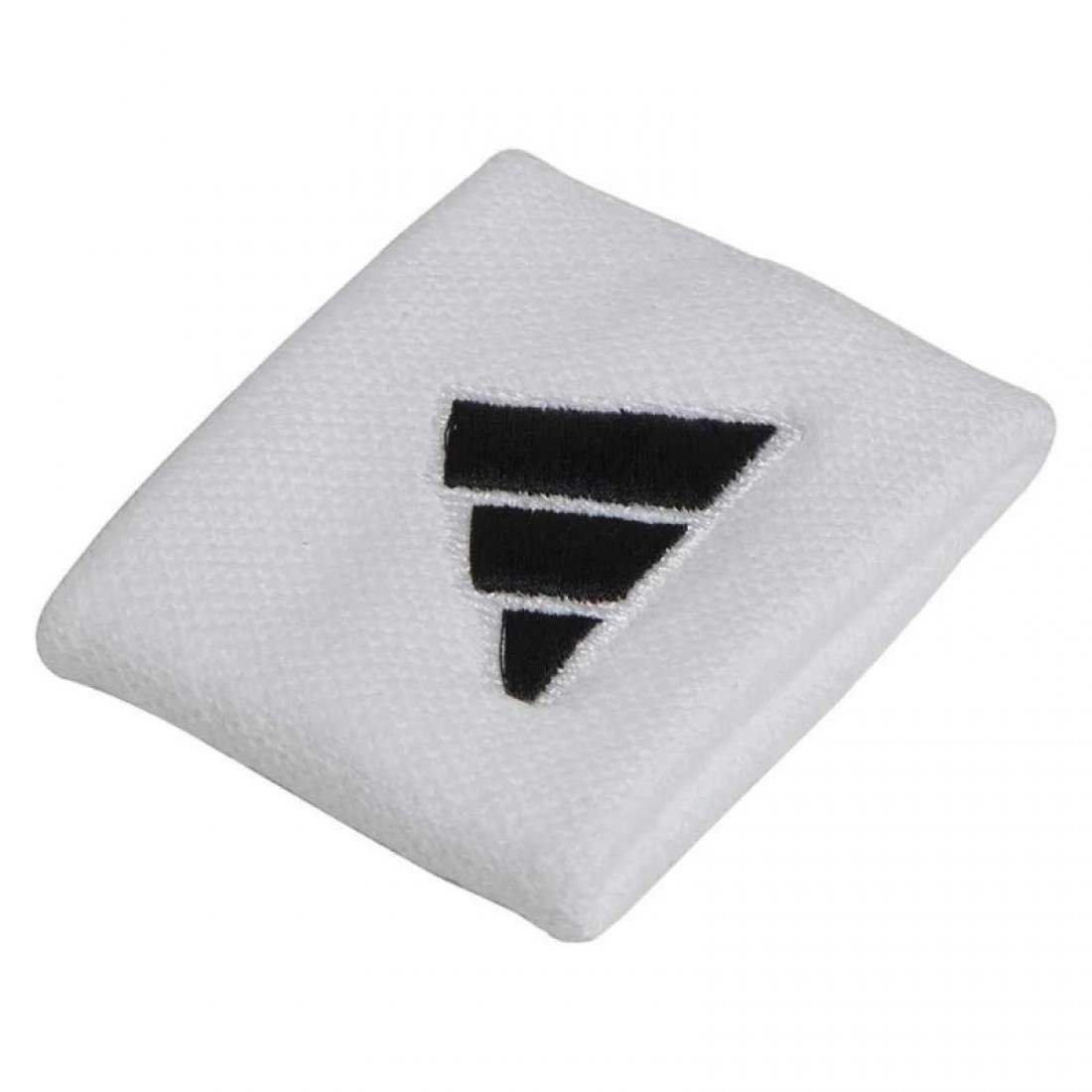 Munequeras Adidas Cortas Blanco Negro 2 Unidades - Imagen 3