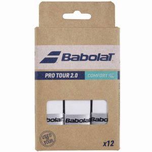Overgrips Babolat Pro Tour 2.0 Blanco 12 Unidades