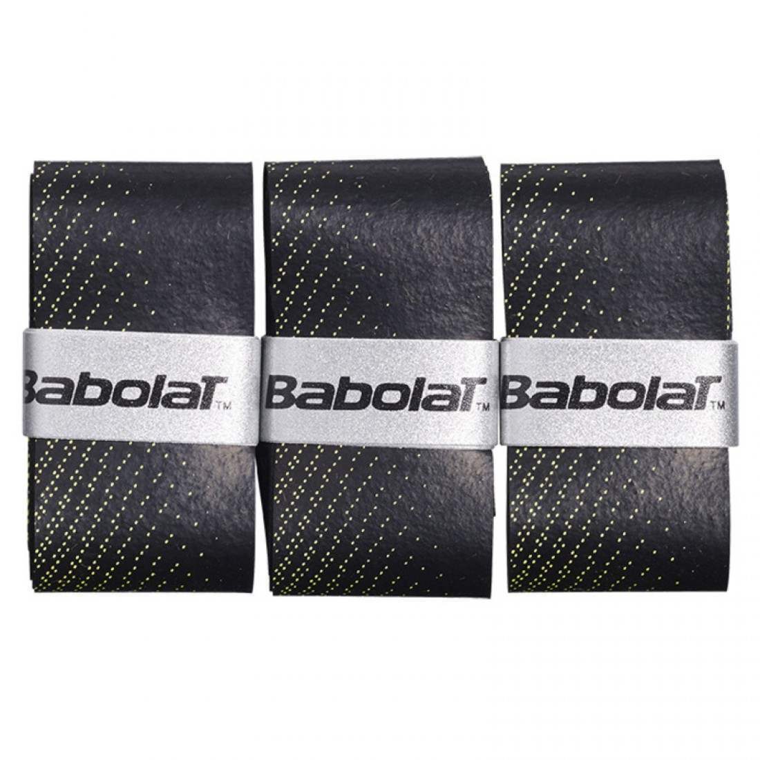 Overgrips Babolat VS Original Negro Amarillo 3 Unidades - Imagen 2