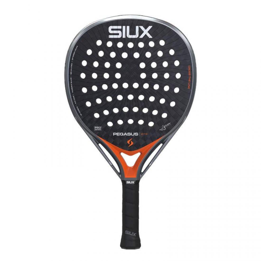 Pala Siux Alex Chozas Pegasus Pro 2026 Gris Naranja