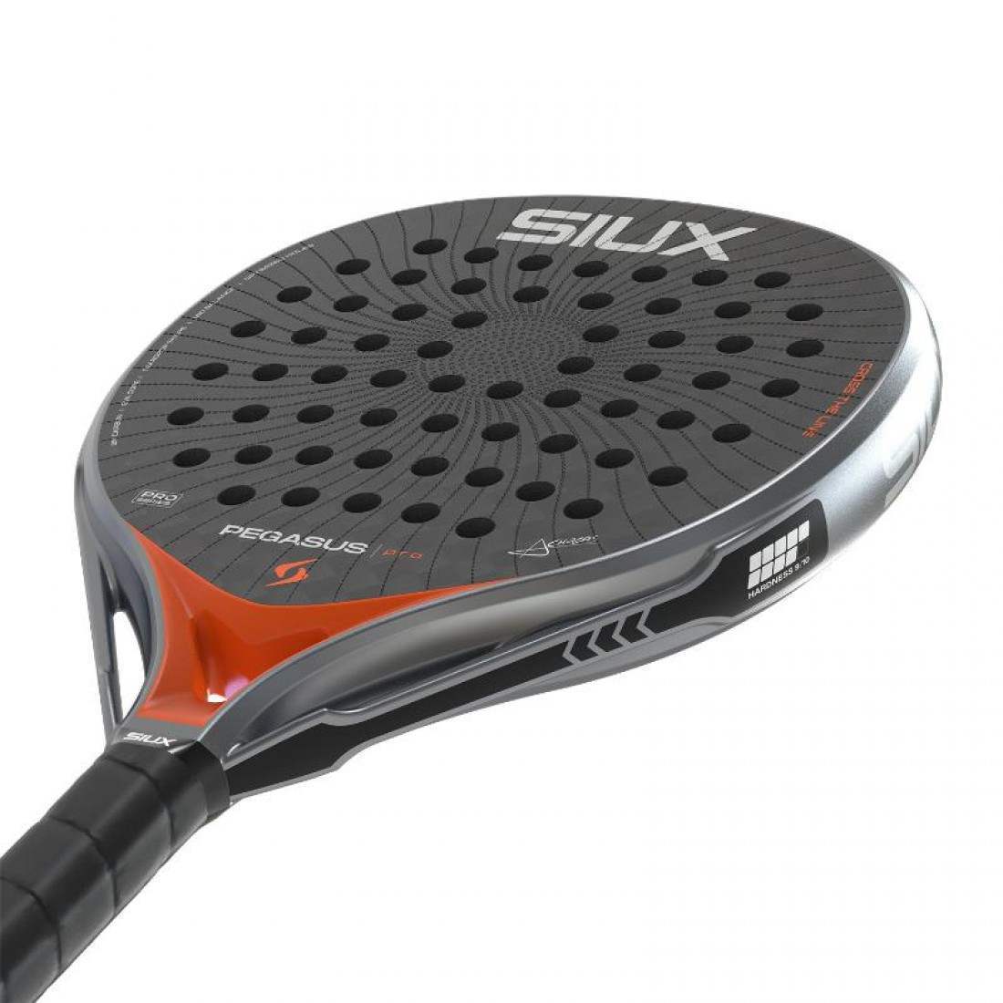 Pala Siux Alex Chozas Pegasus Pro 2026 Gris Naranja - Imagen 5