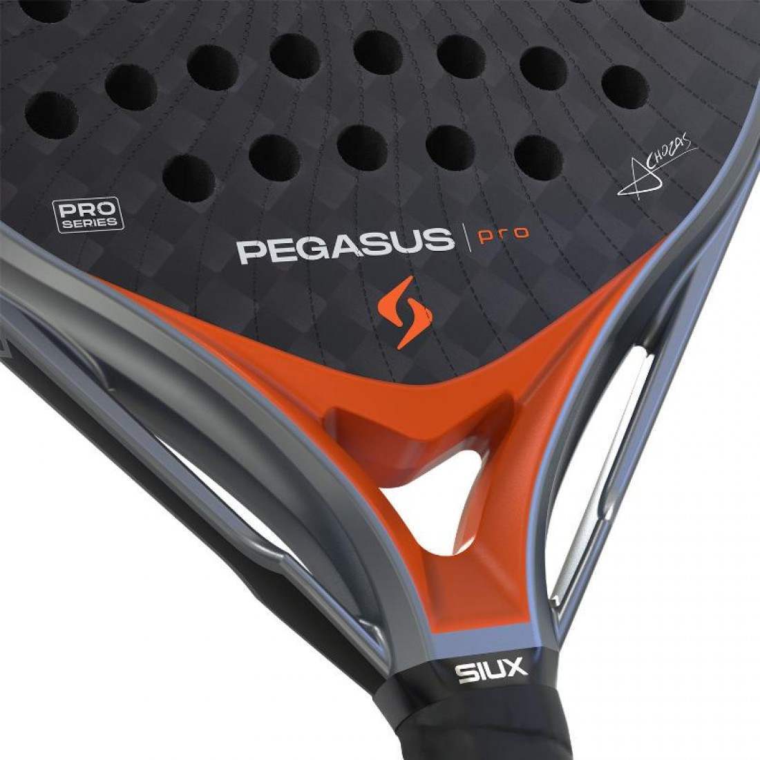 Pala Siux Alex Chozas Pegasus Pro 2026 Gris Naranja - Imagen 7