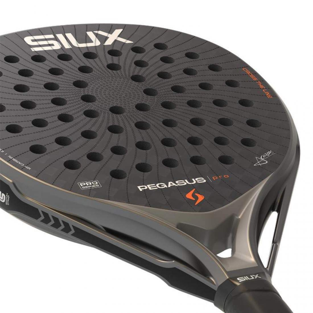 Pala Siux Alex Chozas Pegasus Pro 2026 Gris Negro - Imagen 6