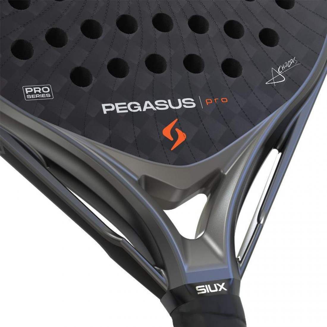 Pala Siux Alex Chozas Pegasus Pro 2026 Gris Negro - Imagen 7