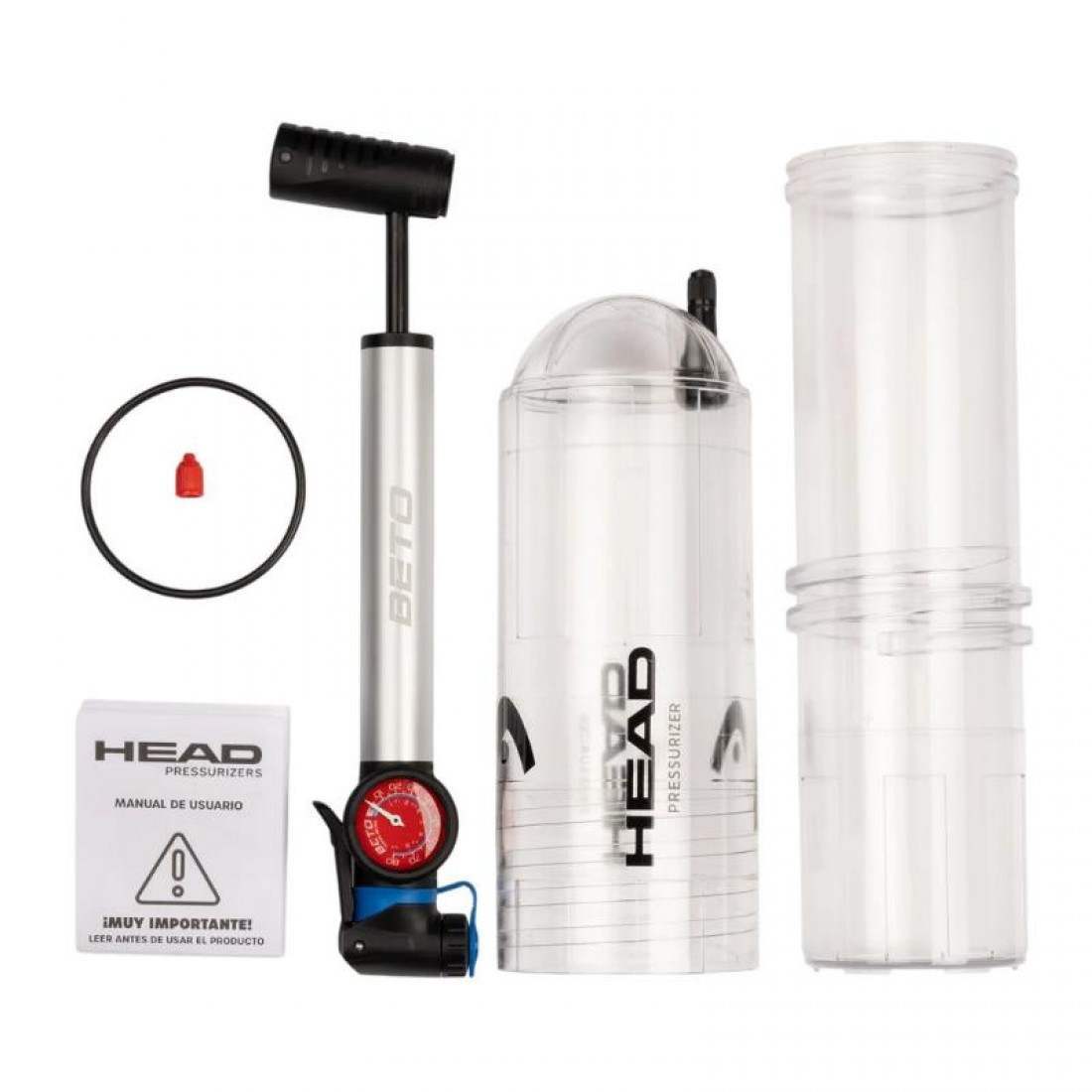 Presurizador de Pelotas Head Pump X4 + Bomba - Imagen 3