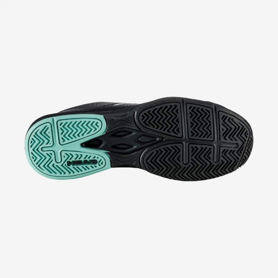 Zapatillas Head Revolt Court Negro Verde Azulado - Imagen 2