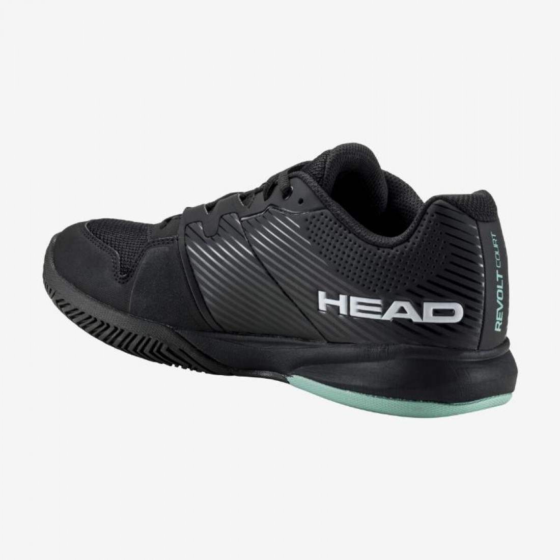 Zapatillas Head Revolt Court Negro Verde Azulado - Imagen 3