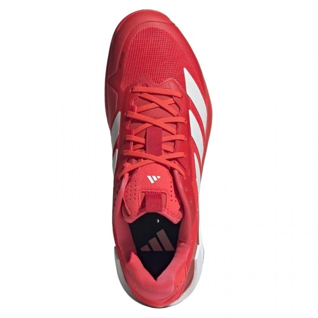 Zapatillas Adidas Adizero Ubersonic 5 Clay Rojo Blanco - Imagen 4