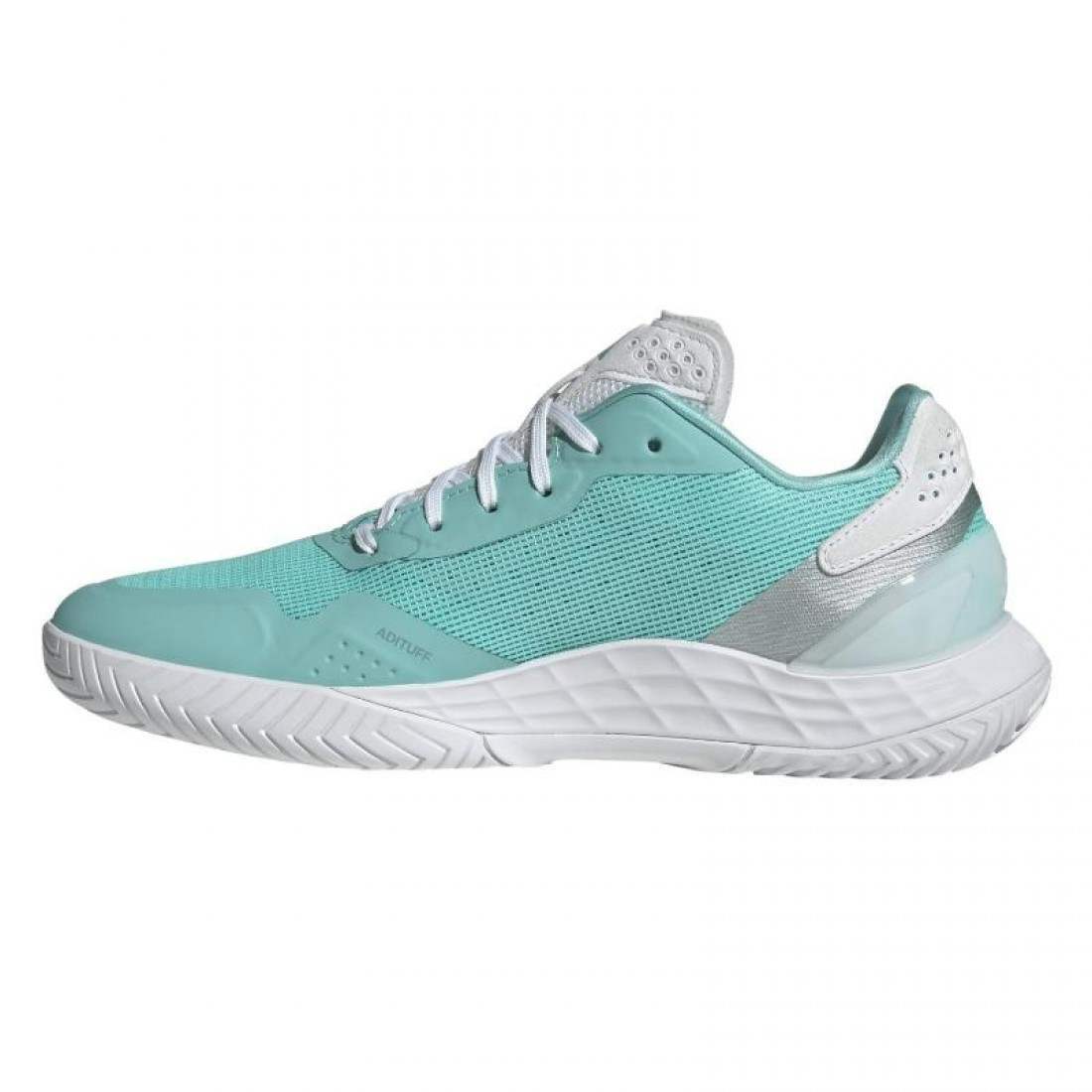 Zapatillas Adidas Defiant Speed 2 Azul Aqua Plata Mujer - Imagen 3
