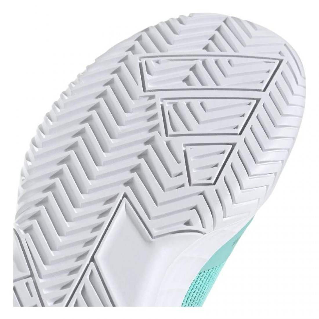 Zapatillas Adidas Defiant Speed 2 Azul Aqua Plata Mujer - Imagen 5