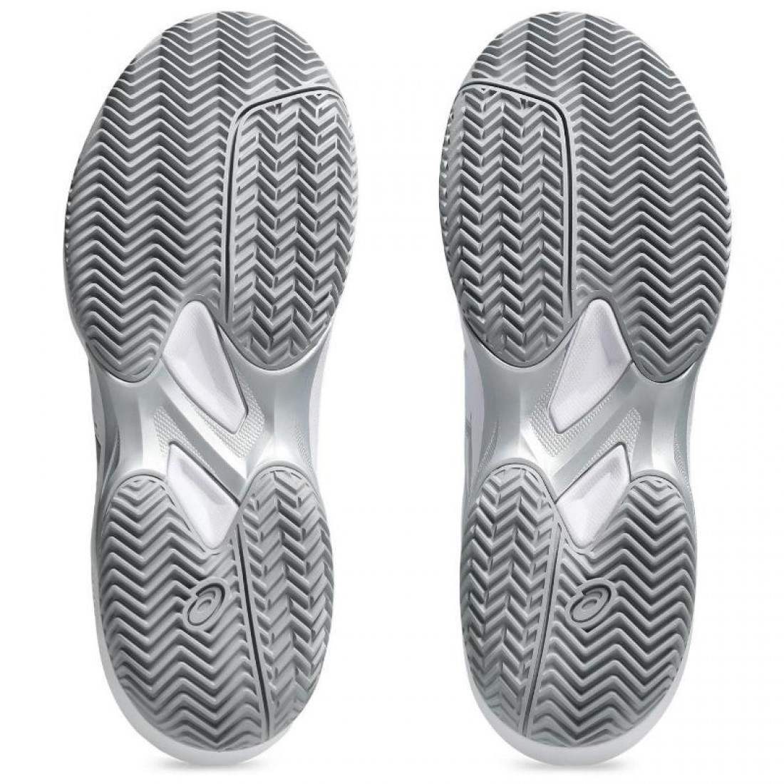 Zapatillas Asics Game FF Clay Blanco Plata Mujer - Imagen 2