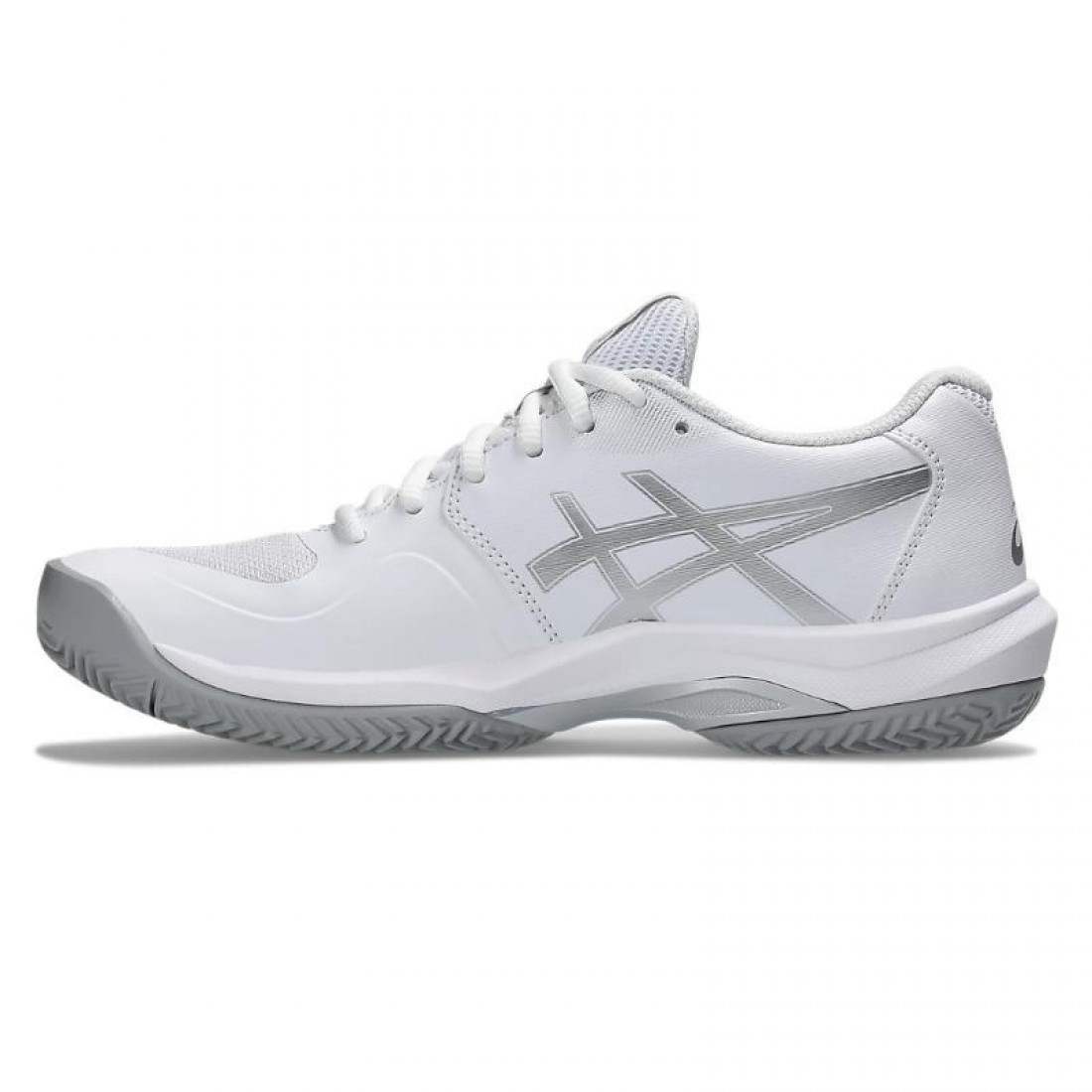 Zapatillas Asics Game FF Clay Blanco Plata Mujer - Imagen 3