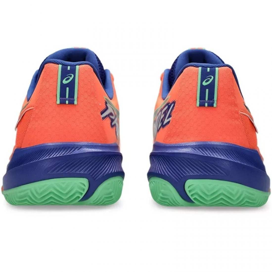 Zapatillas Asics Gel Challenger 15 Padel Coral Azul Cobalto - Imagen 5