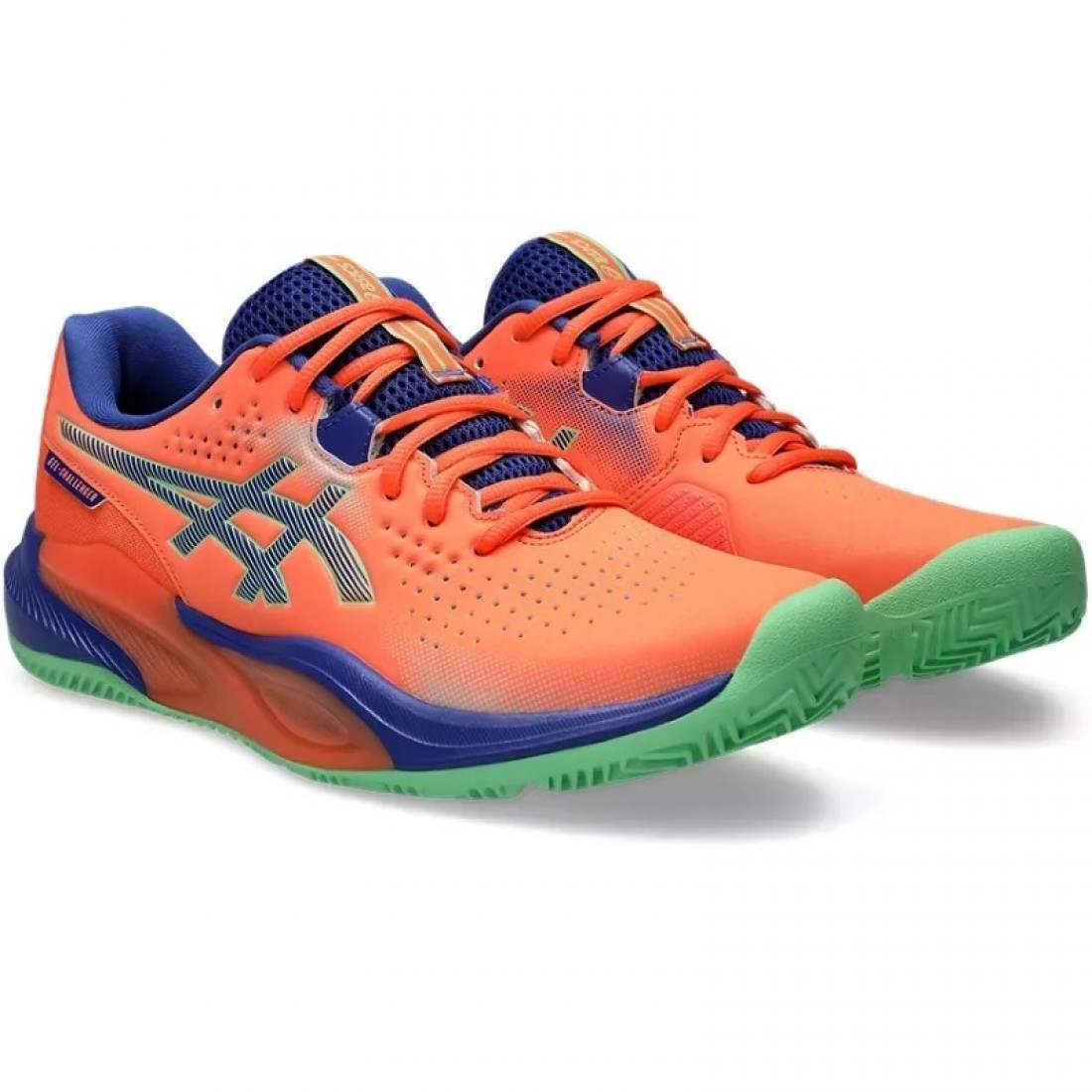 Zapatillas Asics Gel Challenger 15 Padel Coral Azul Cobalto - Imagen 6
