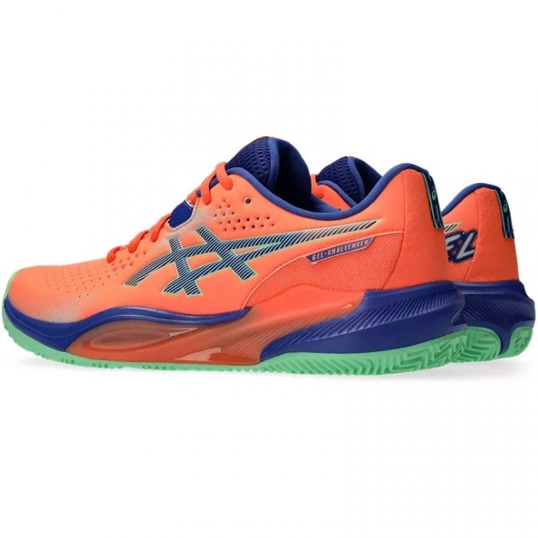 Zapatillas Asics Gel Challenger 15 Padel Coral Azul Cobalto - Imagen 7