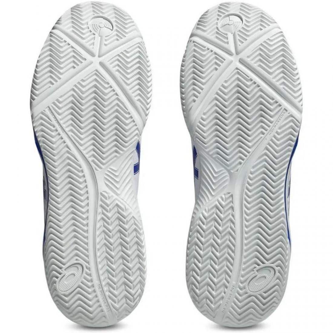 Zapatillas Asics Gel Dedicate 8 Padel Blanco Azul Cobalto - Imagen 2