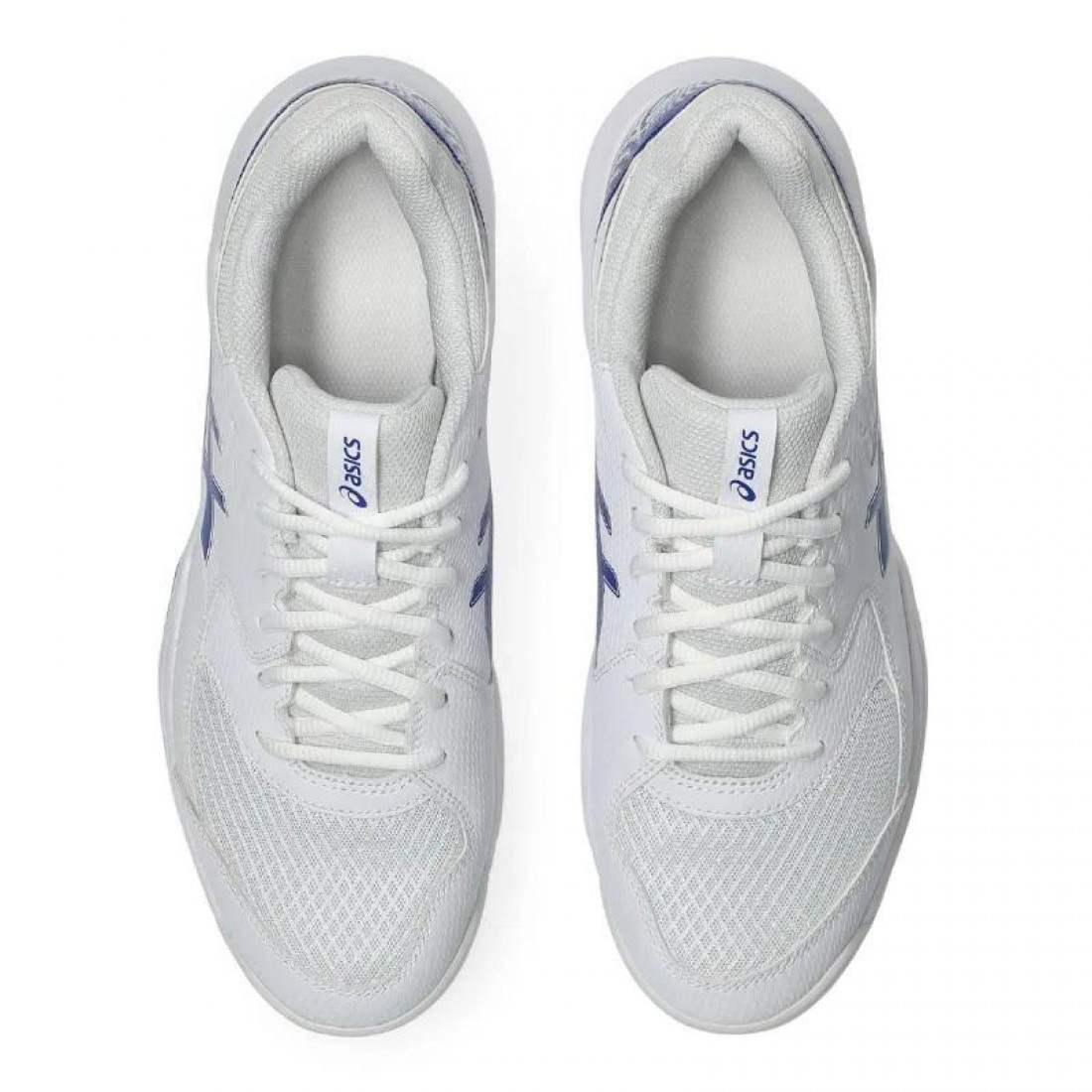 Zapatillas Asics Gel Dedicate 8 Padel Blanco Azul Cobalto - Imagen 6
