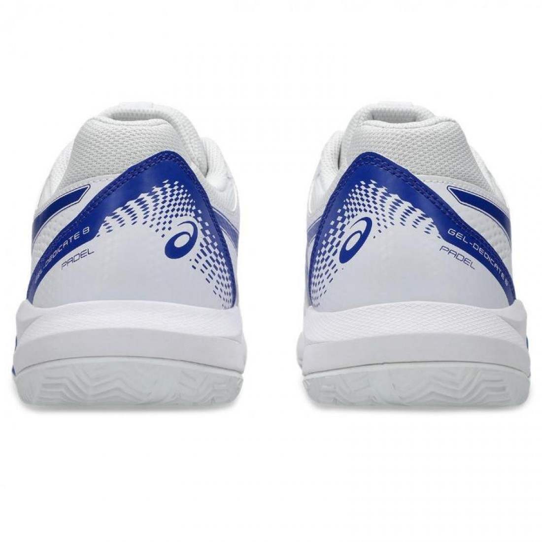 Zapatillas Asics Gel Dedicate 8 Padel Blanco Azul Cobalto - Imagen 7