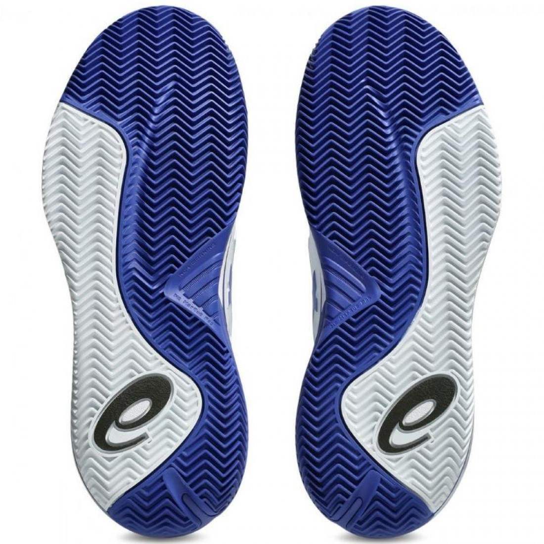 Zapatillas Asics Gel Resolution X Clay Blanco Azul Cobalto - Imagen 2