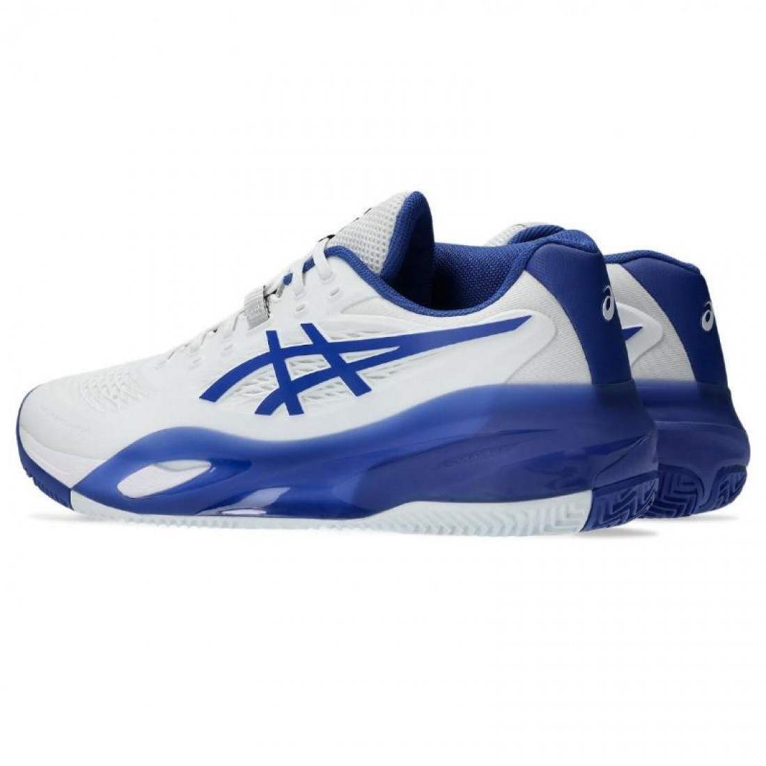 Zapatillas Asics Gel Resolution X Clay Blanco Azul Cobalto - Imagen 5