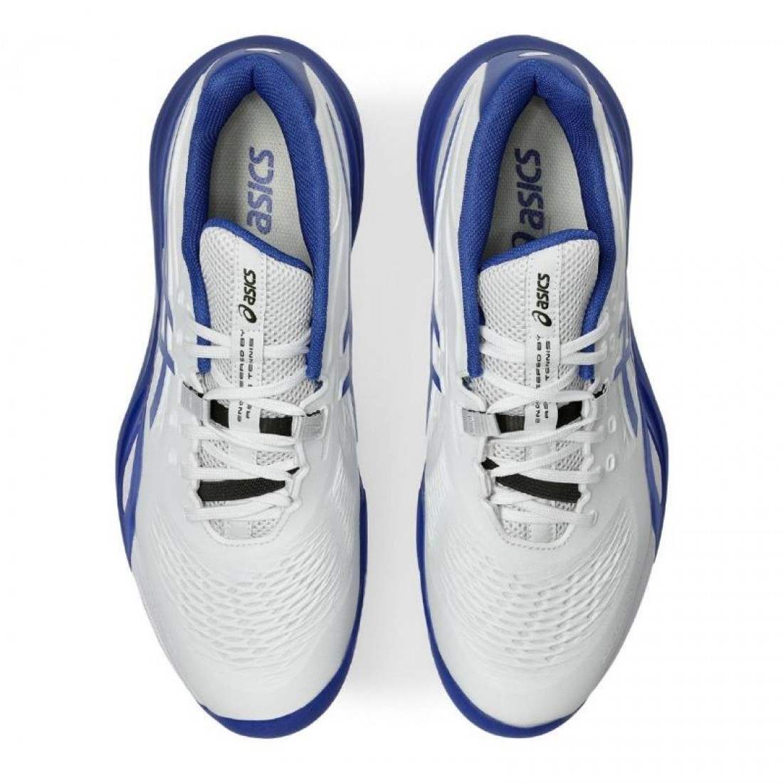 Zapatillas Asics Gel Resolution X Clay Blanco Azul Cobalto - Imagen 6
