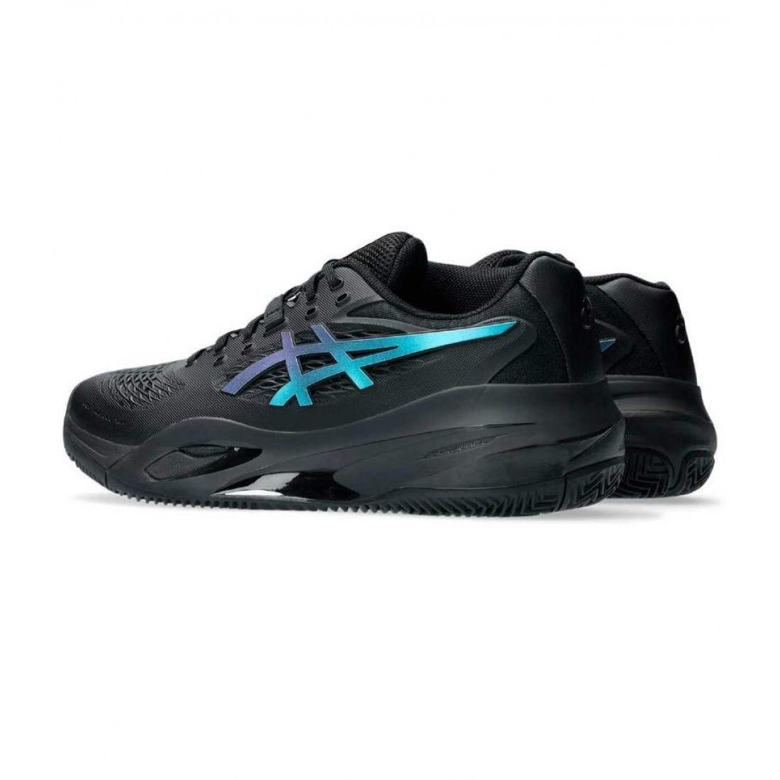 Zapatillas Asics Gel Resolution X Clay Negro Azul - Imagen 4