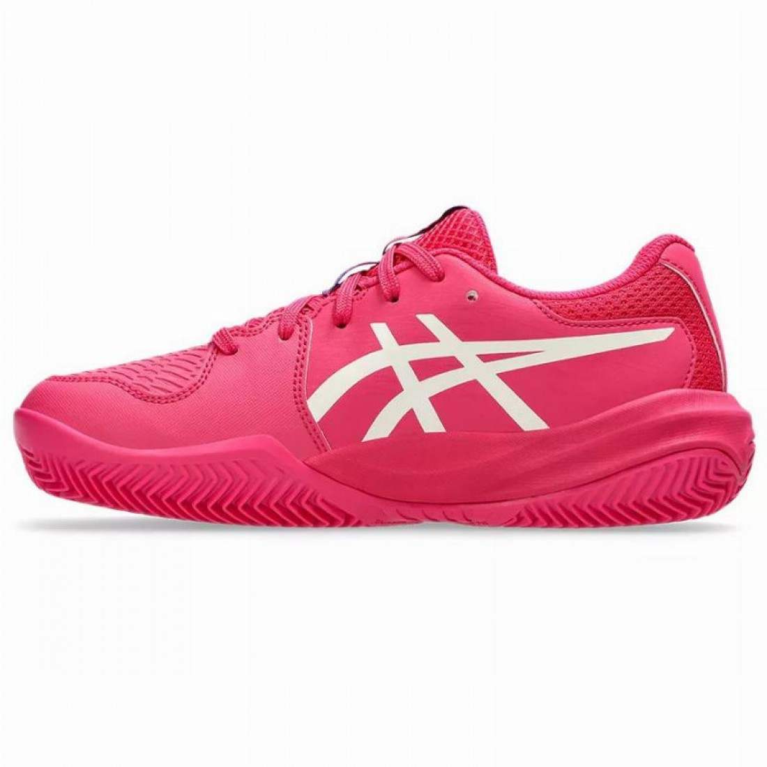 Zapatillas Asics Gel Resolution X Clay GS Rosa Brillante Crema Junior - Imagen 3
