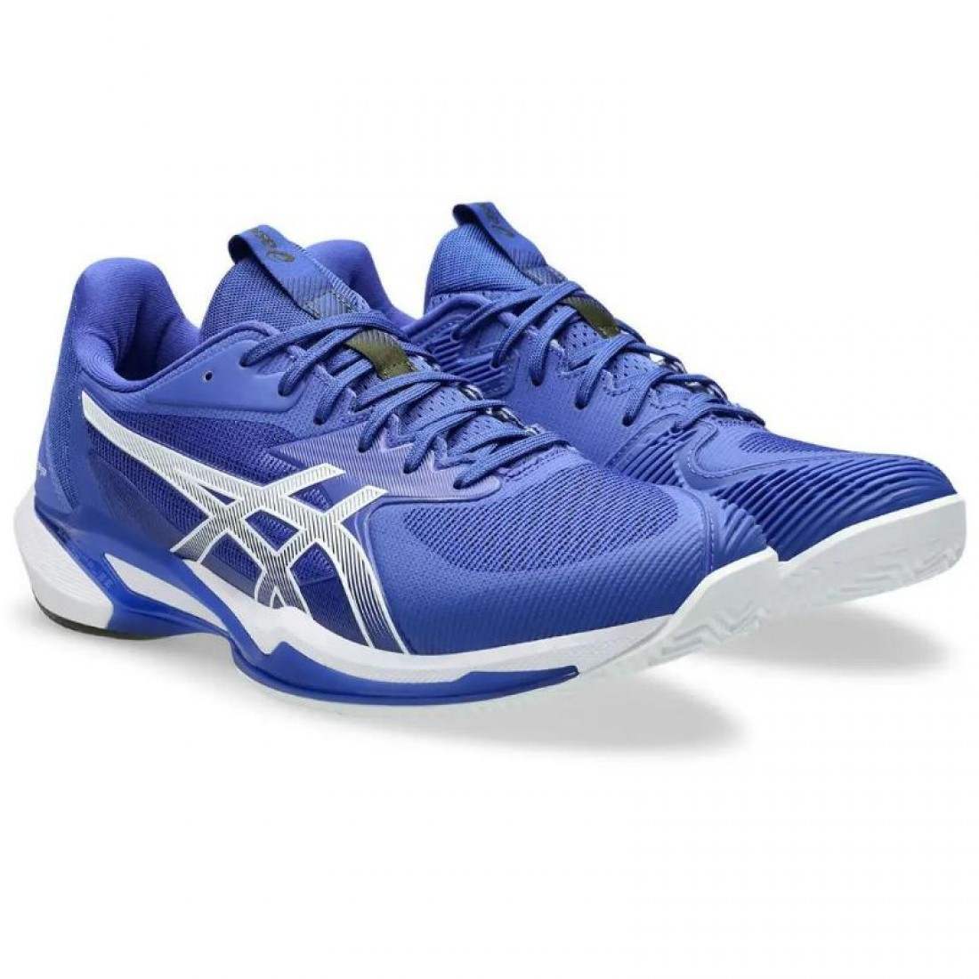 Zapatillas Asics Solution Speed FF 3 Clay Azul Cobalto Blanco - Imagen 4