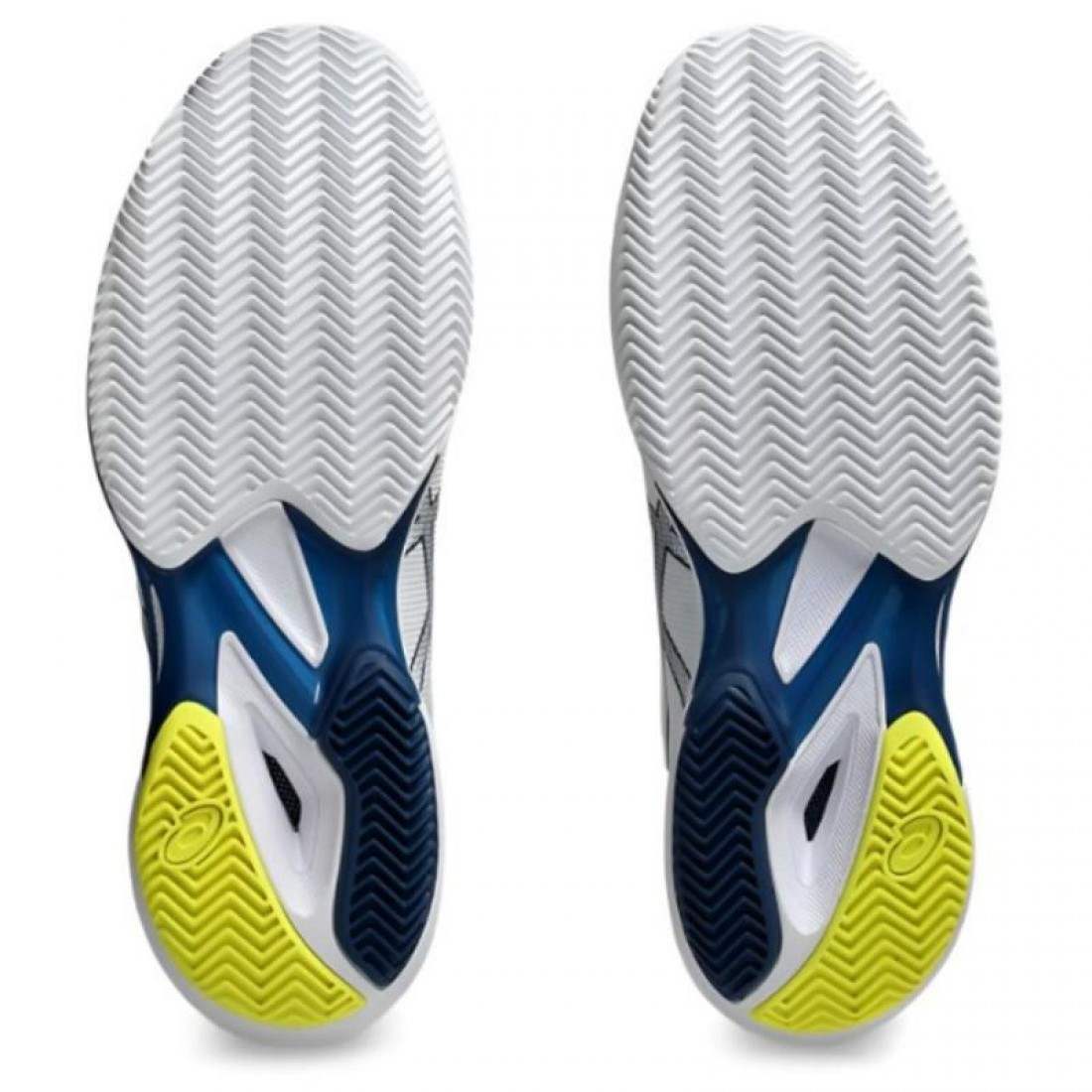 Zapatillas Asics Solution Speed FF 3 Clay Blanco Azul Mako - Imagen 2