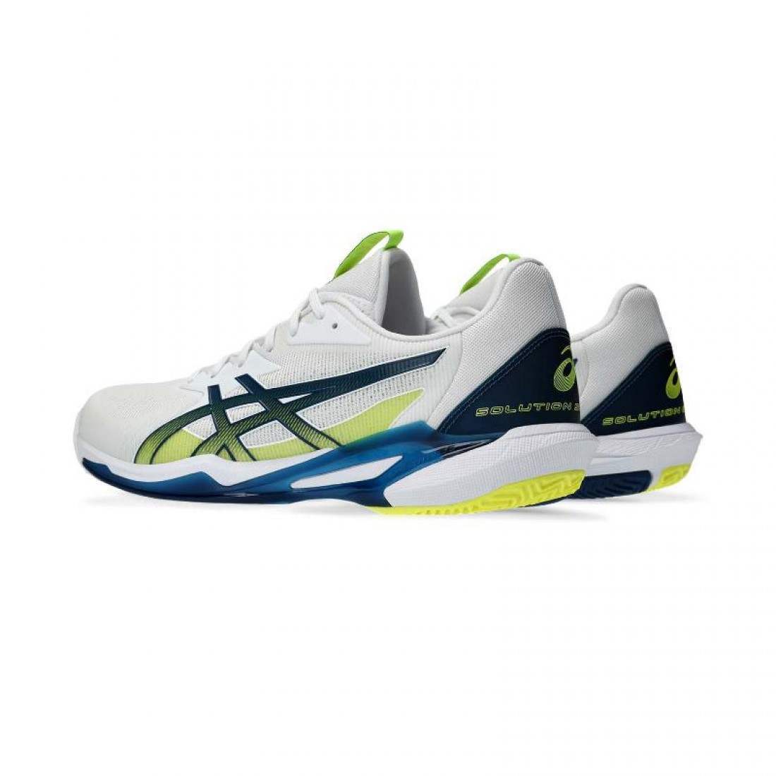 Zapatillas Asics Solution Speed FF 3 Clay Blanco Azul Mako - Imagen 5