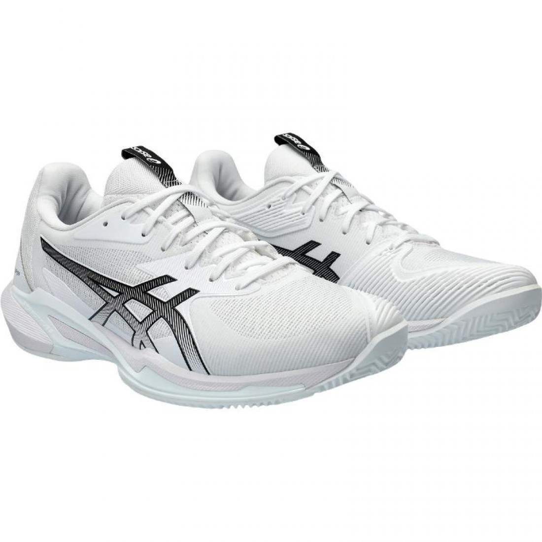 Zapatillas Asics Solution Speed FF 3 Clay Blanco Negro - Imagen 4