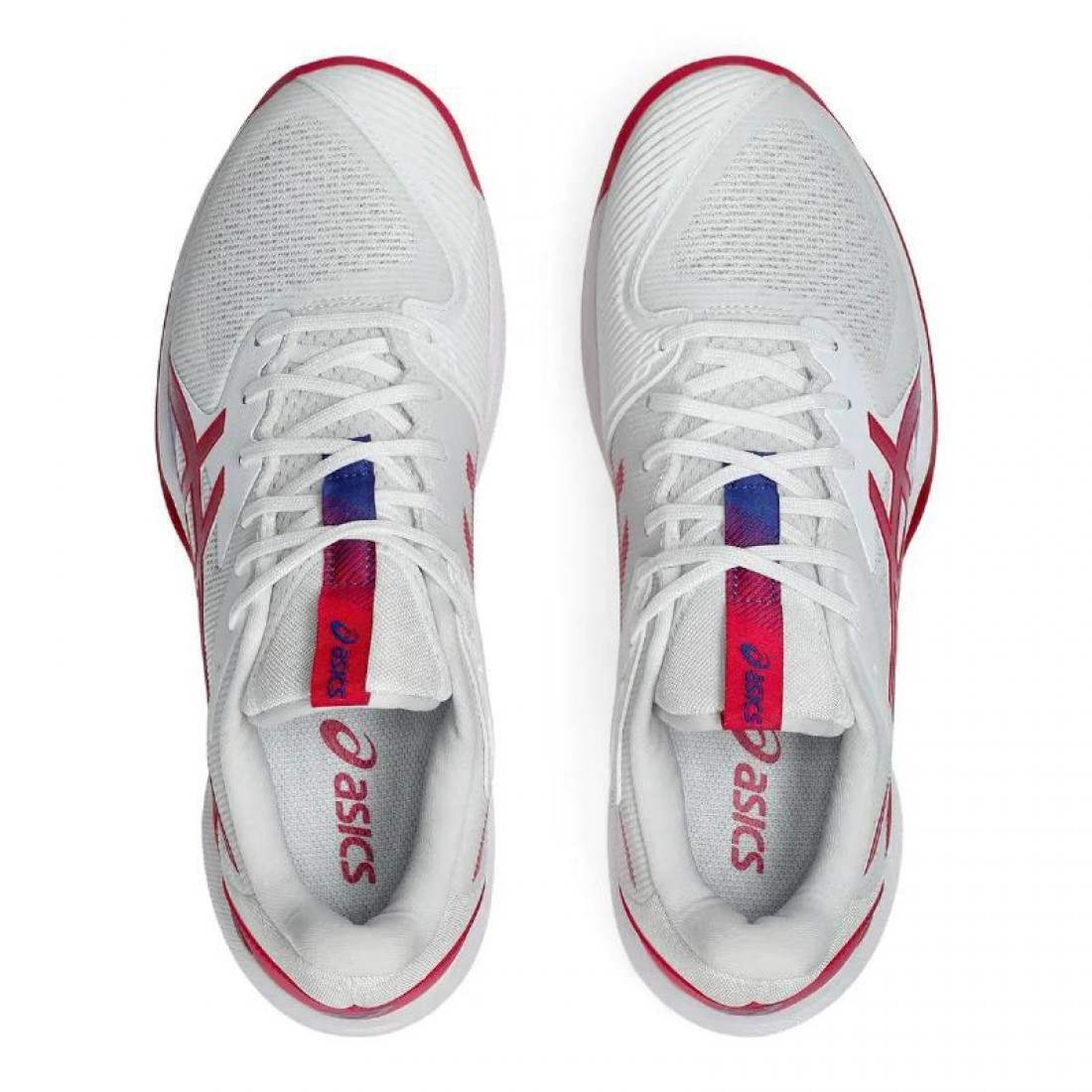Zapatillas Asics Solution Speed FF 3 Clay Blanco Rosa Brillante Mujer - Imagen 4