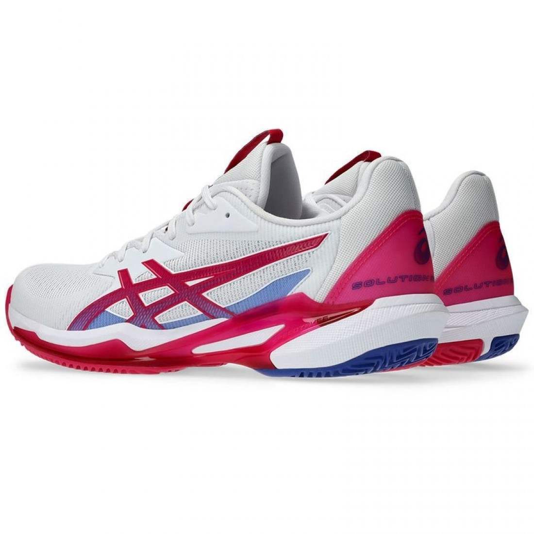 Zapatillas Asics Solution Speed FF 3 Clay Blanco Rosa Brillante Mujer - Imagen 6