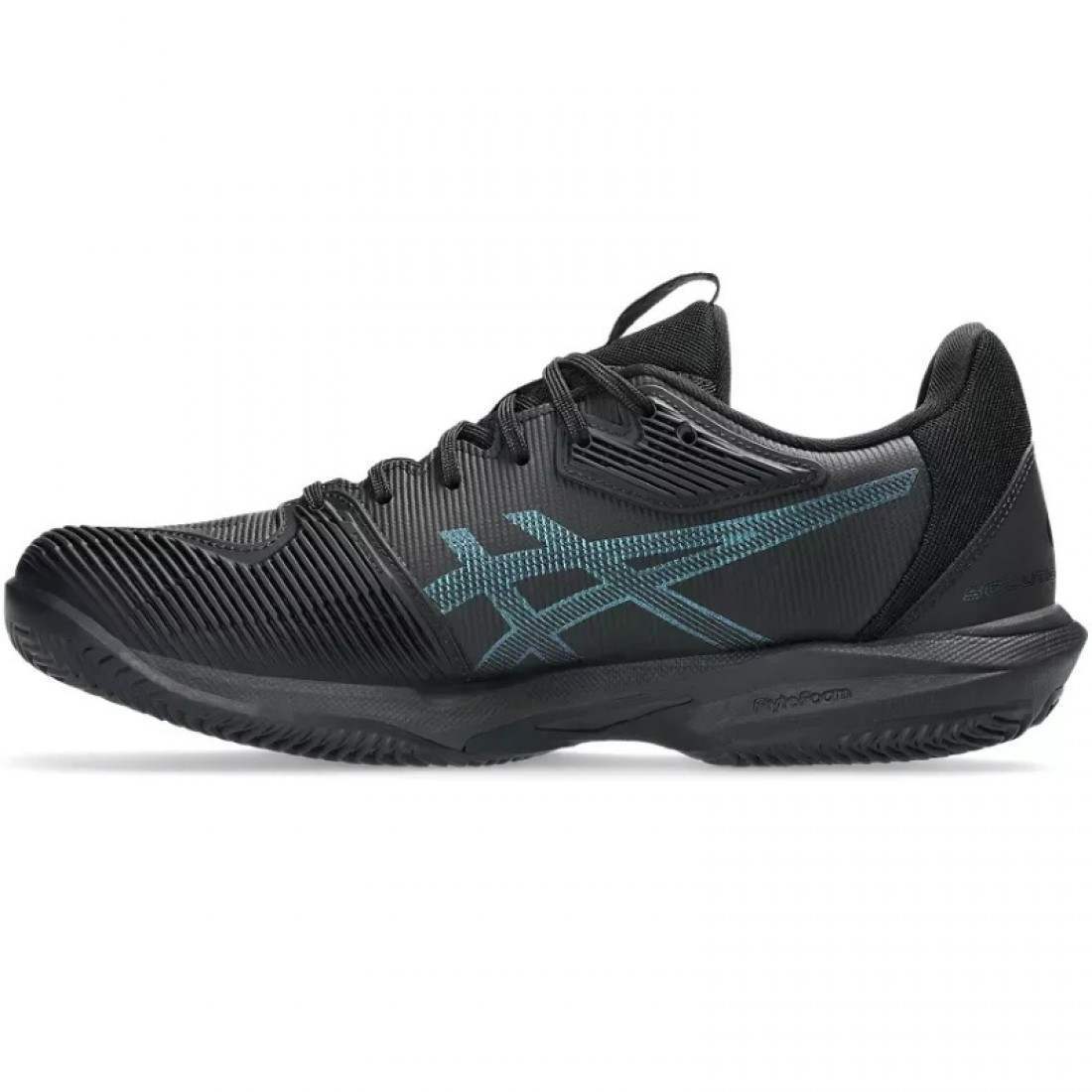 Zapatillas Asics Solution Speed FF 3 Clay Night Energy Negro Azul - Imagen 3