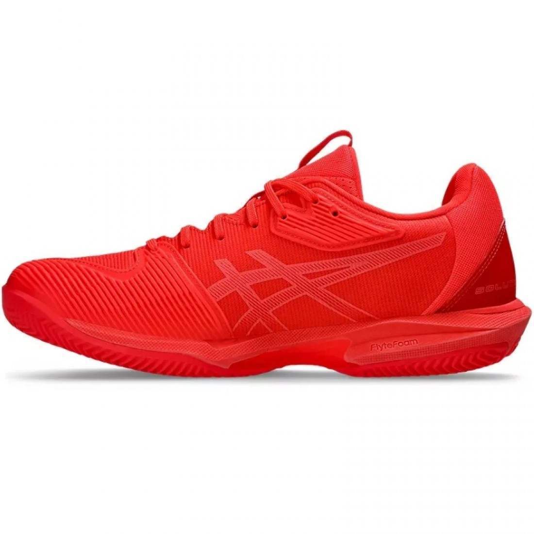 Zapatillas Asics Solution Speed FF 3 Clay Rojo Coral - Imagen 3