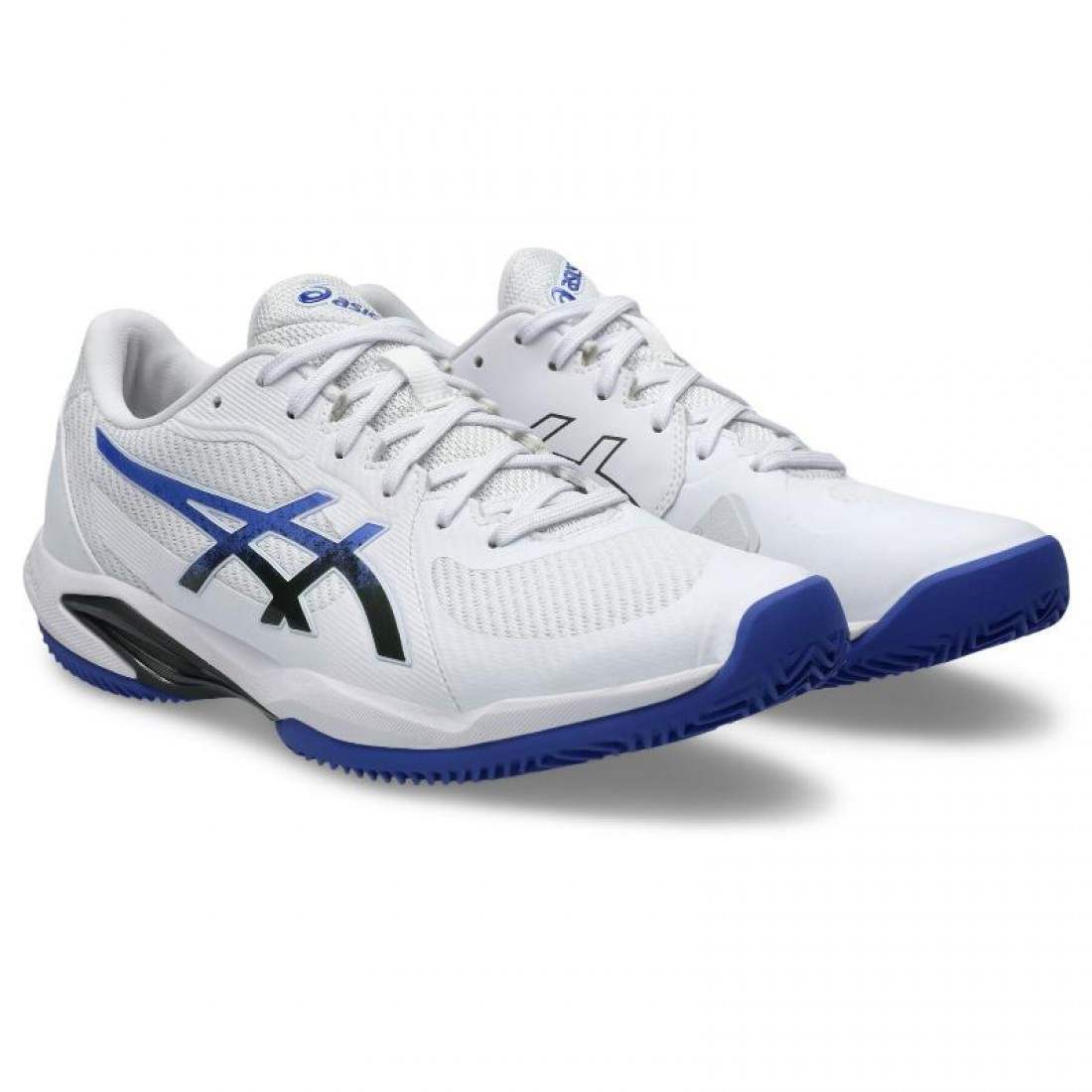 Zapatillas Asics Solution Swift FF 2 Clay Blanco Azul Cobalto - Imagen 4
