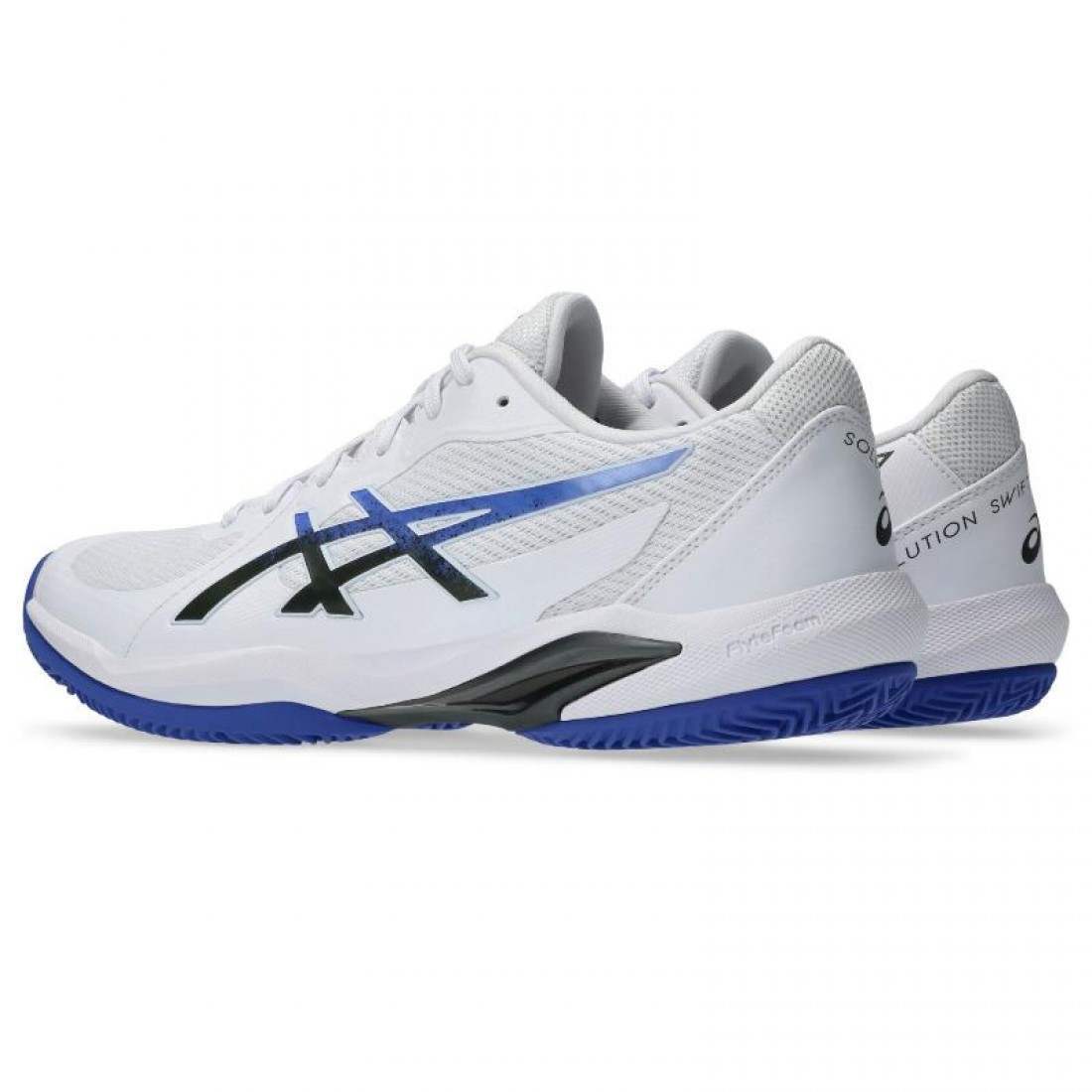 Zapatillas Asics Solution Swift FF 2 Clay Blanco Azul Cobalto - Imagen 5