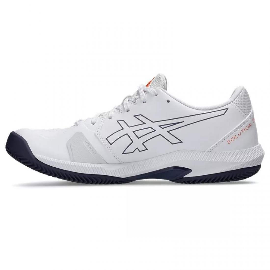 Zapatillas Asics Solution Swift FF 2 Clay Blanco Azul Naranja - Imagen 3
