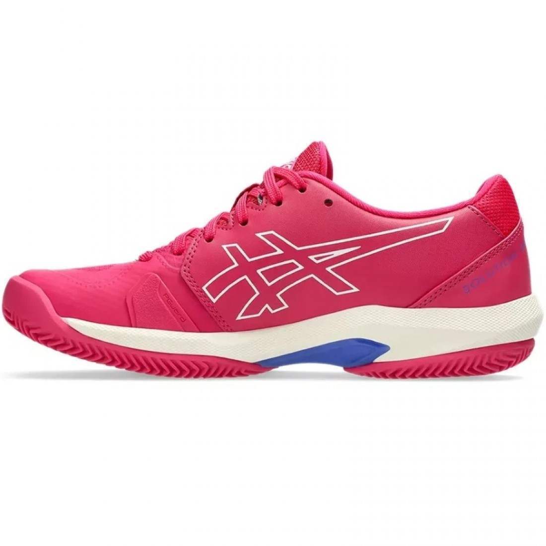 Zapatillas Asics Solution Swift FF 2 Clay Rosa Azul Cobalto Mujer - Imagen 3