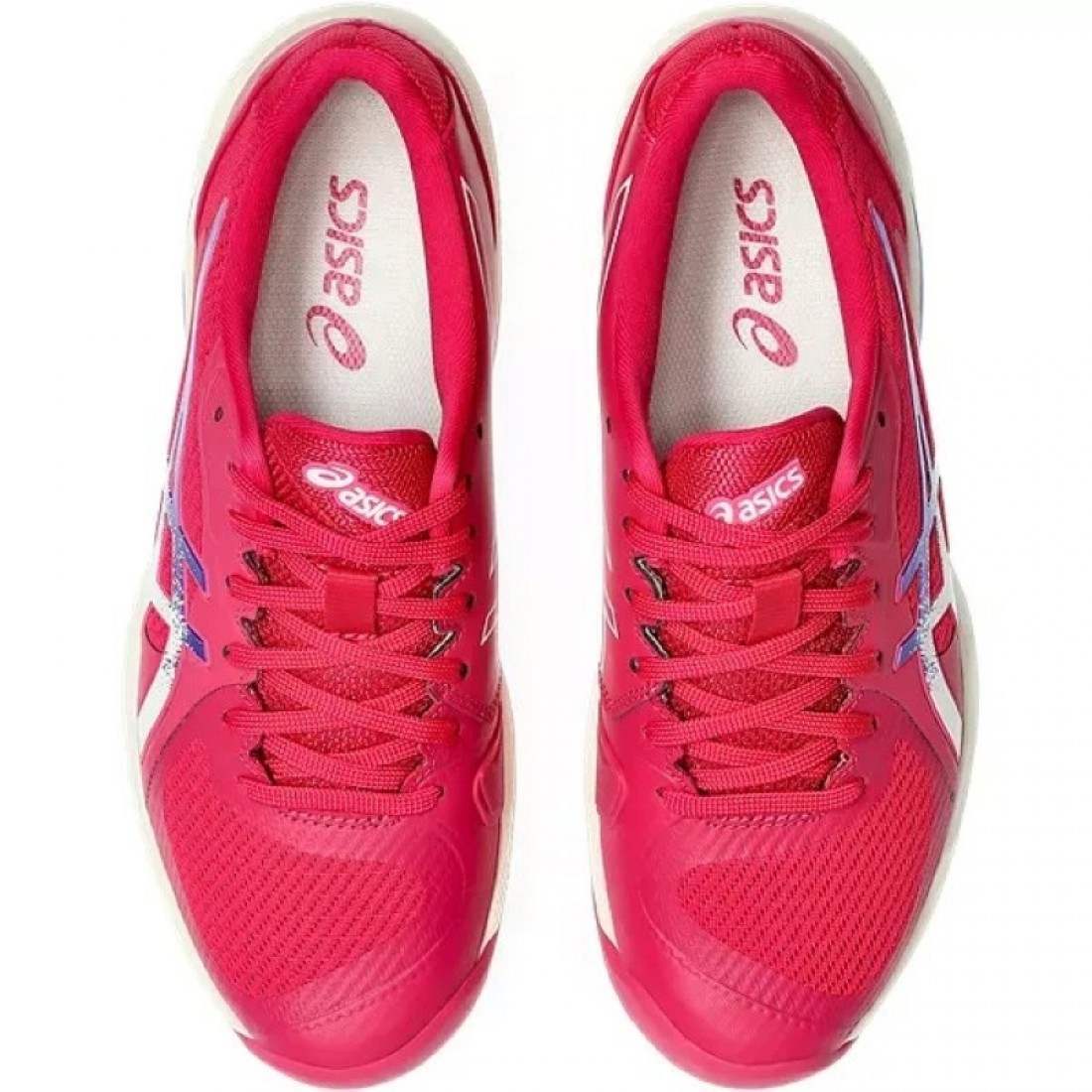 Zapatillas Asics Solution Swift FF 2 Clay Rosa Azul Cobalto Mujer - Imagen 4