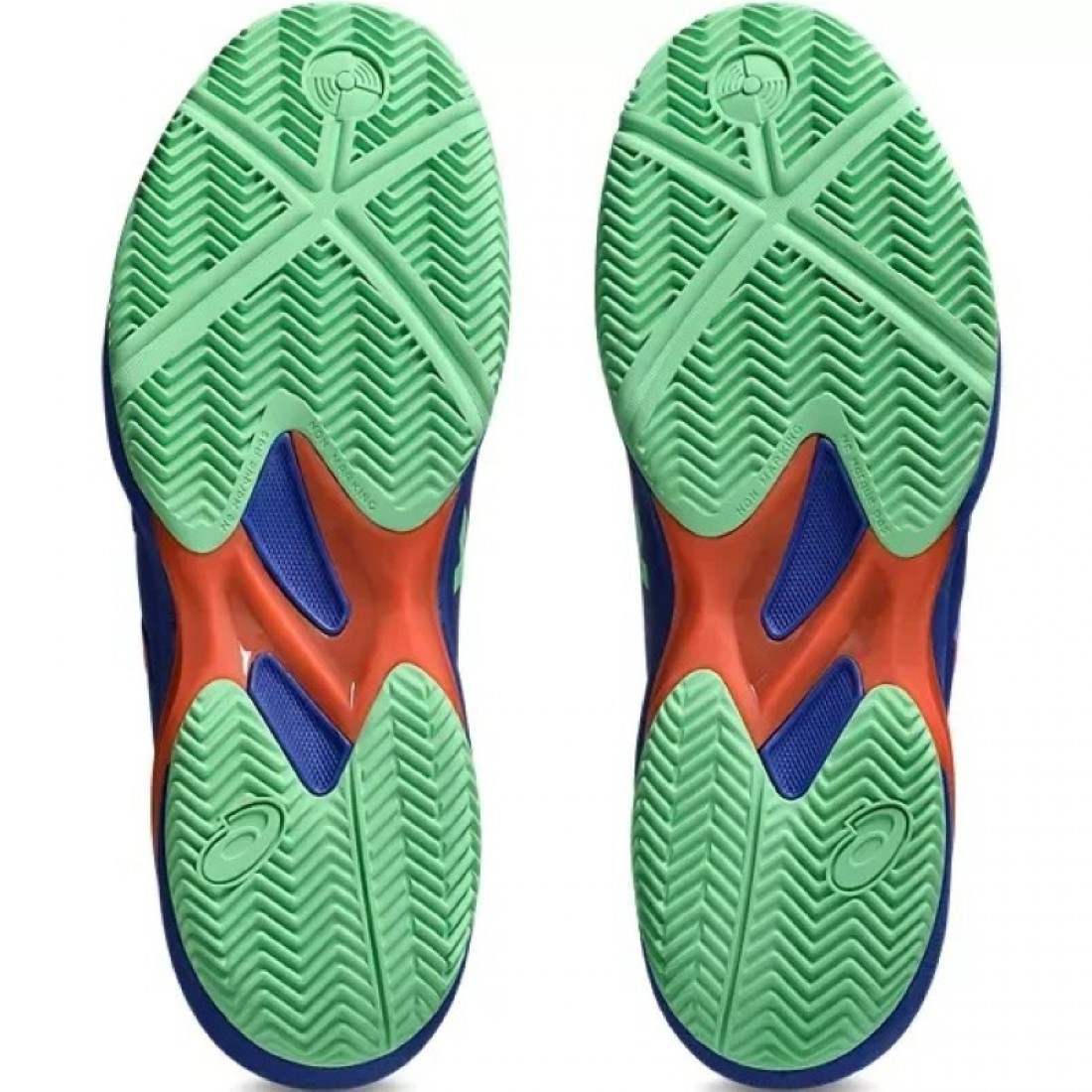 Zapatillas Asics Solution Swift FF 2 Padel Azul Cobalto Verde - Imagen 2