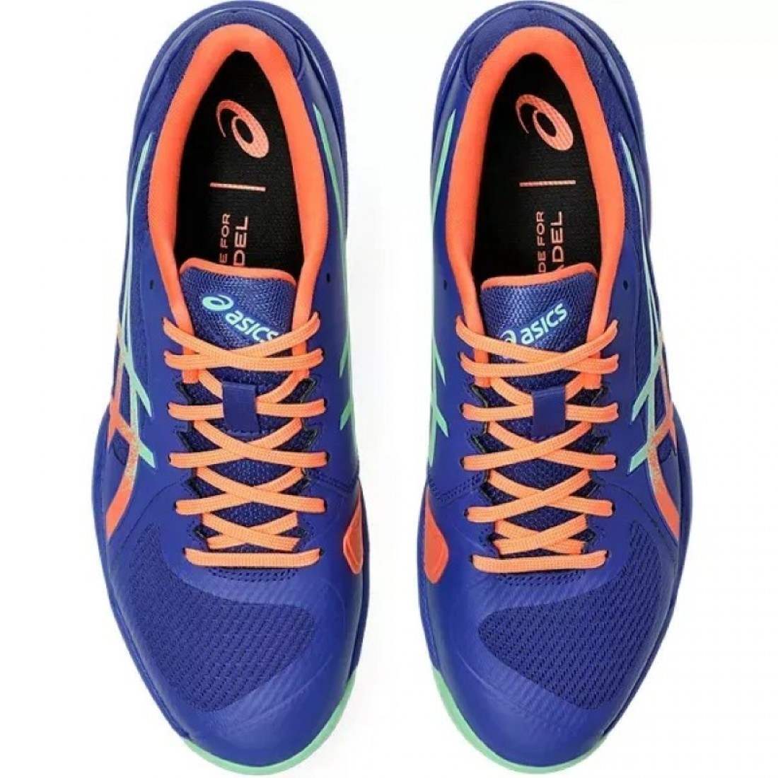 Zapatillas Asics Solution Swift FF 2 Padel Azul Cobalto Verde - Imagen 4