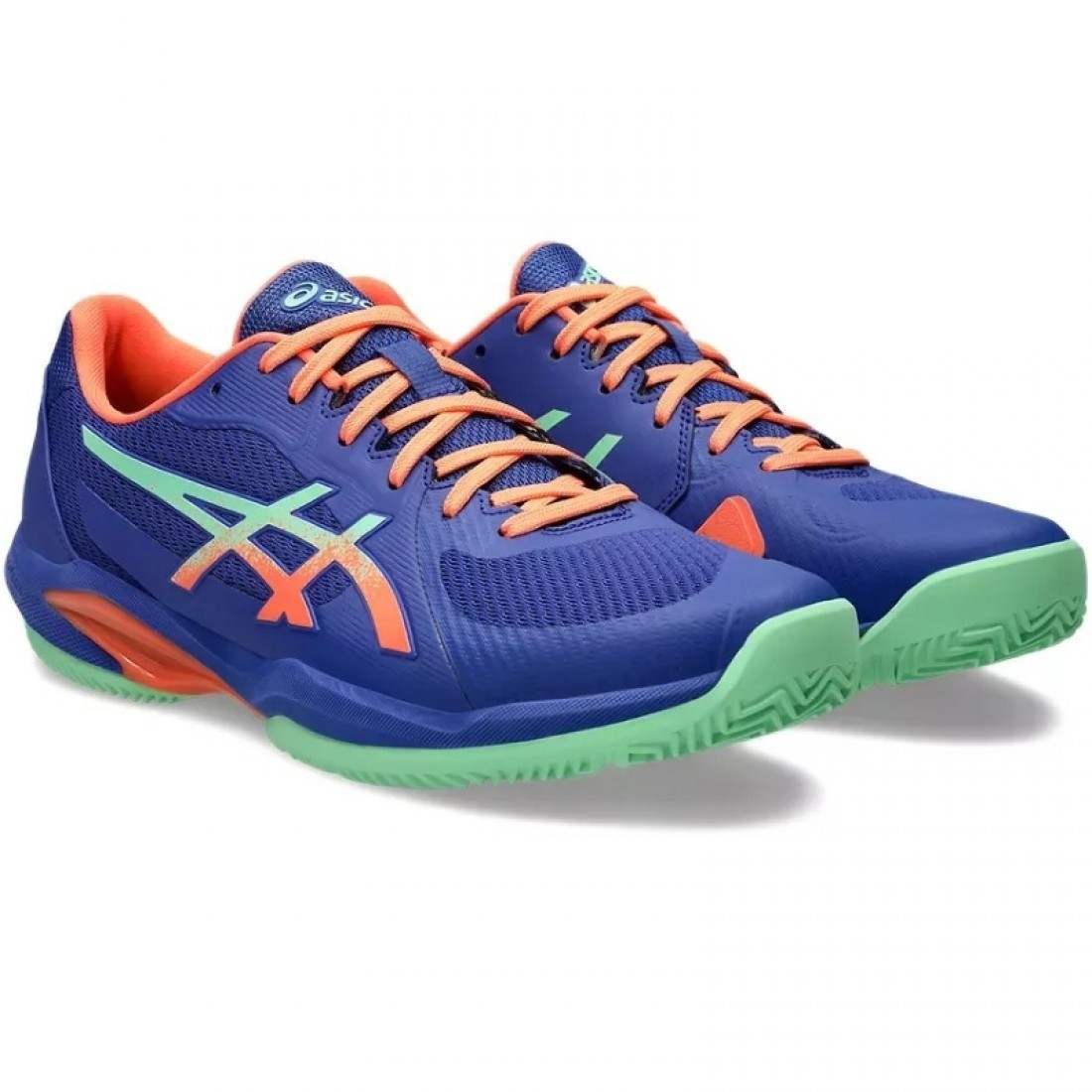 Zapatillas Asics Solution Swift FF 2 Padel Azul Cobalto Verde - Imagen 6