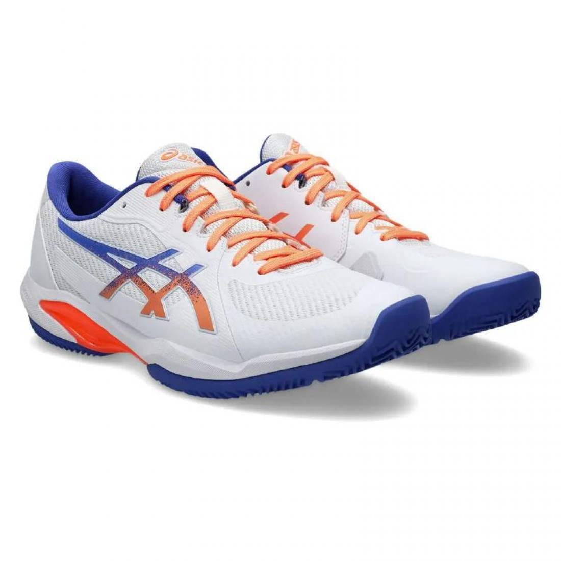 Zapatillas Asics Solution Swift FF 2 Padel Blanco Azul Cobalto - Imagen 4